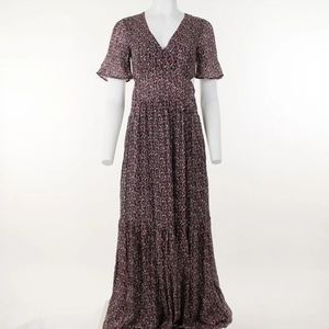 ba & sh Divine Open-Back Maxi Dress